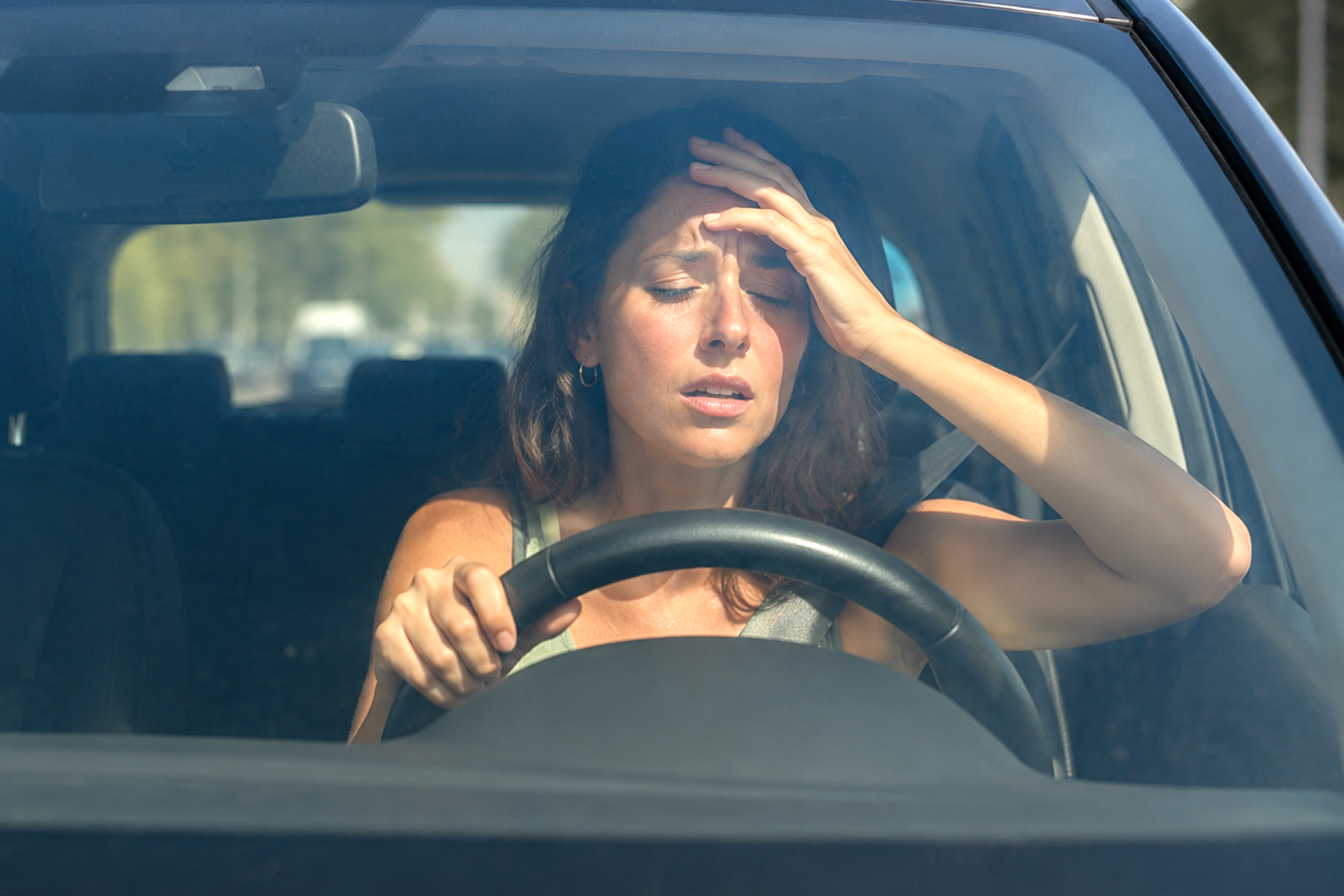 La sensación al entrar en un coche aparcado al sol durante una ola de calor es infernal. GEM.