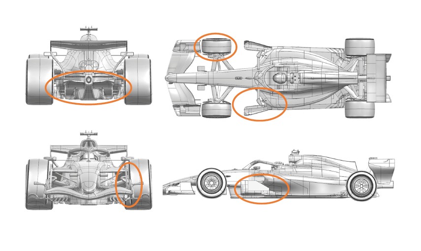 Mejoras del Mclaren MCL40 para Gran Bretaña.