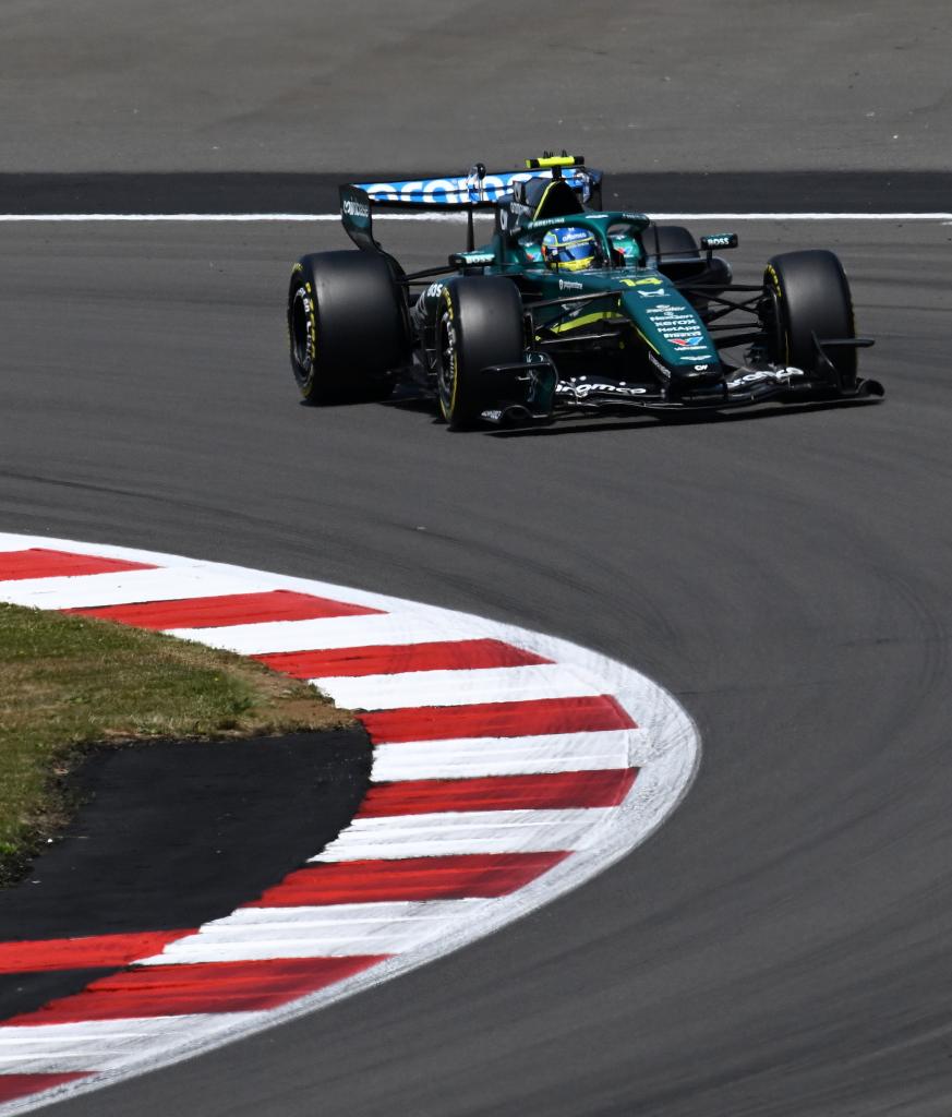 Alonso, en Silverstone.