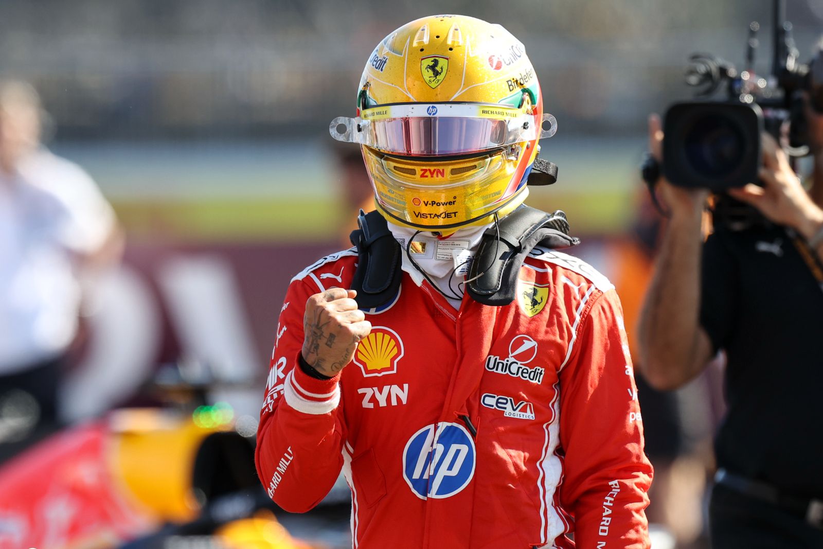 Hamilton, eufórico en Silverstone