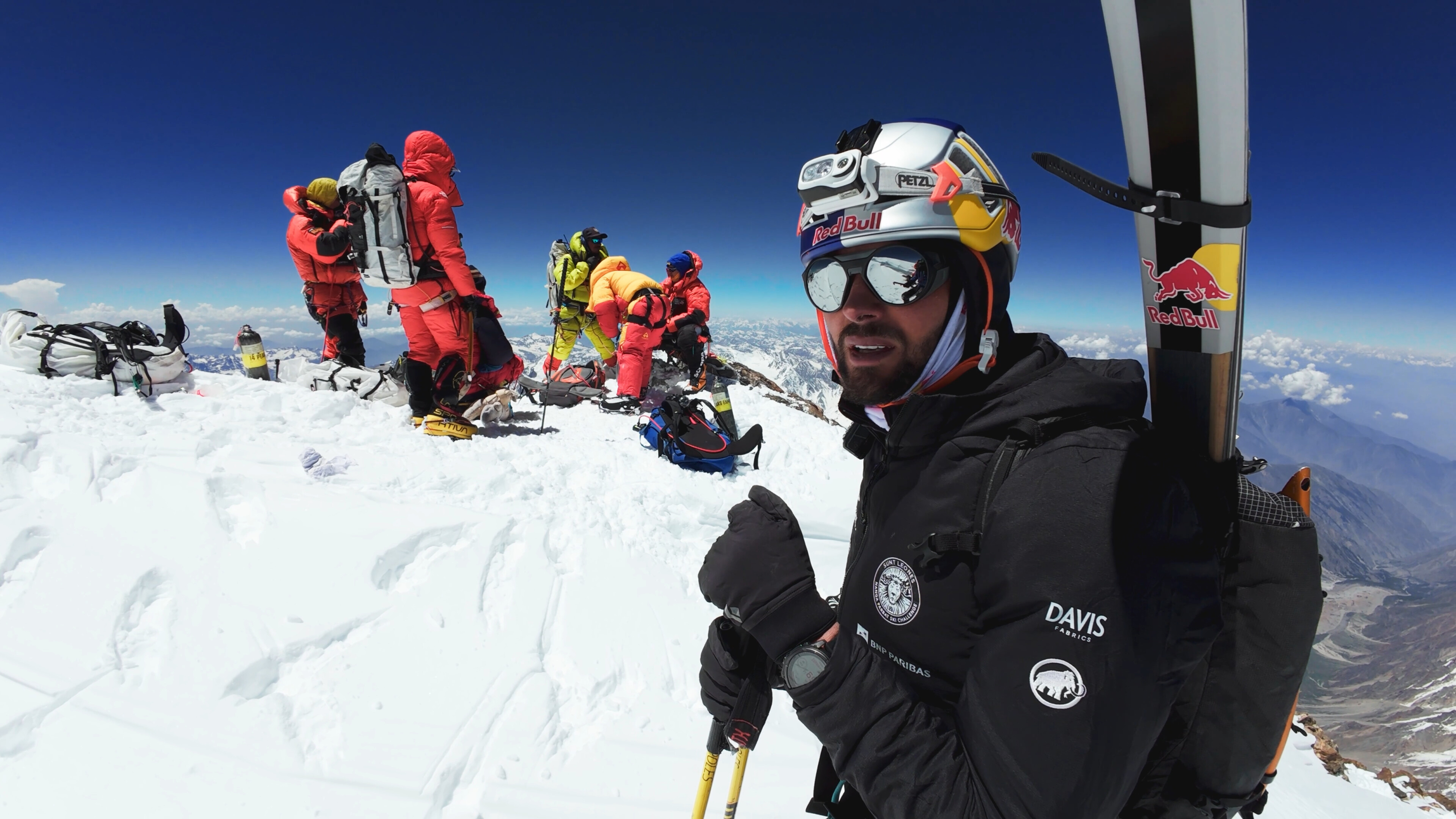 Andrzej Bargiel, en la cima del Nanga Parbat.