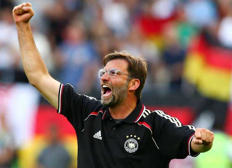 Fotomontaje Klopp con los colores de Alemania.