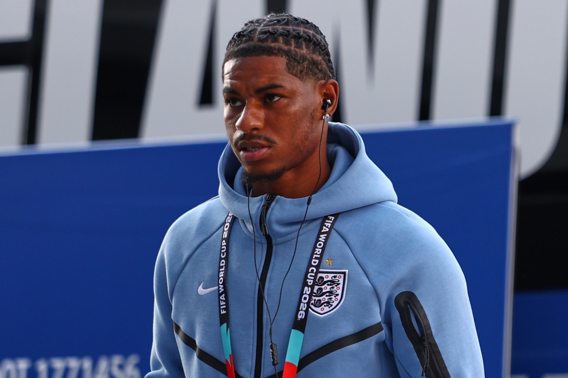 Rashford, con la selección inglesa.