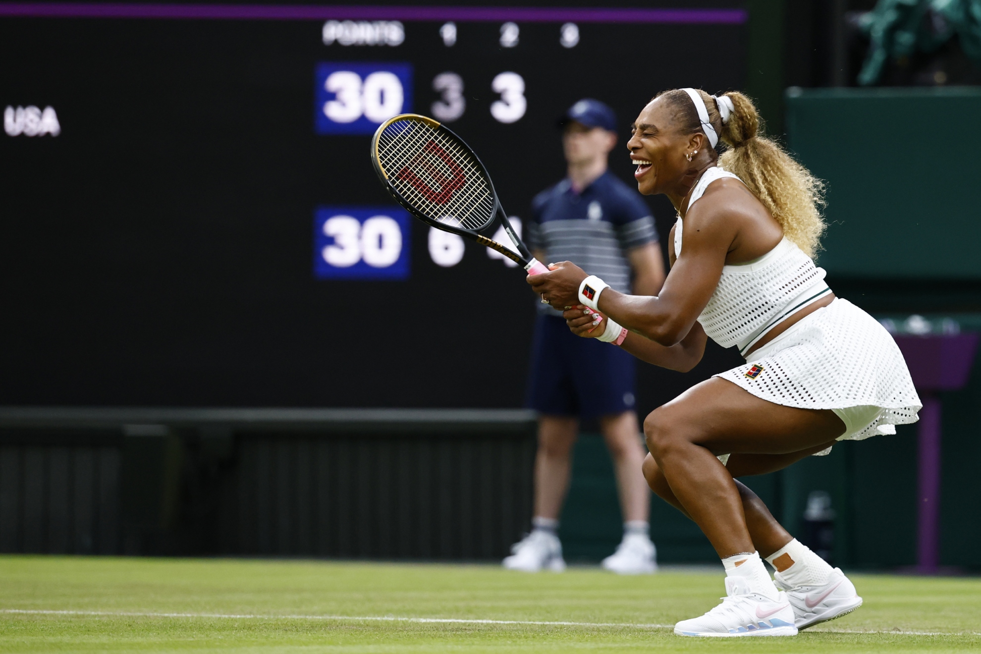 Serena pega.