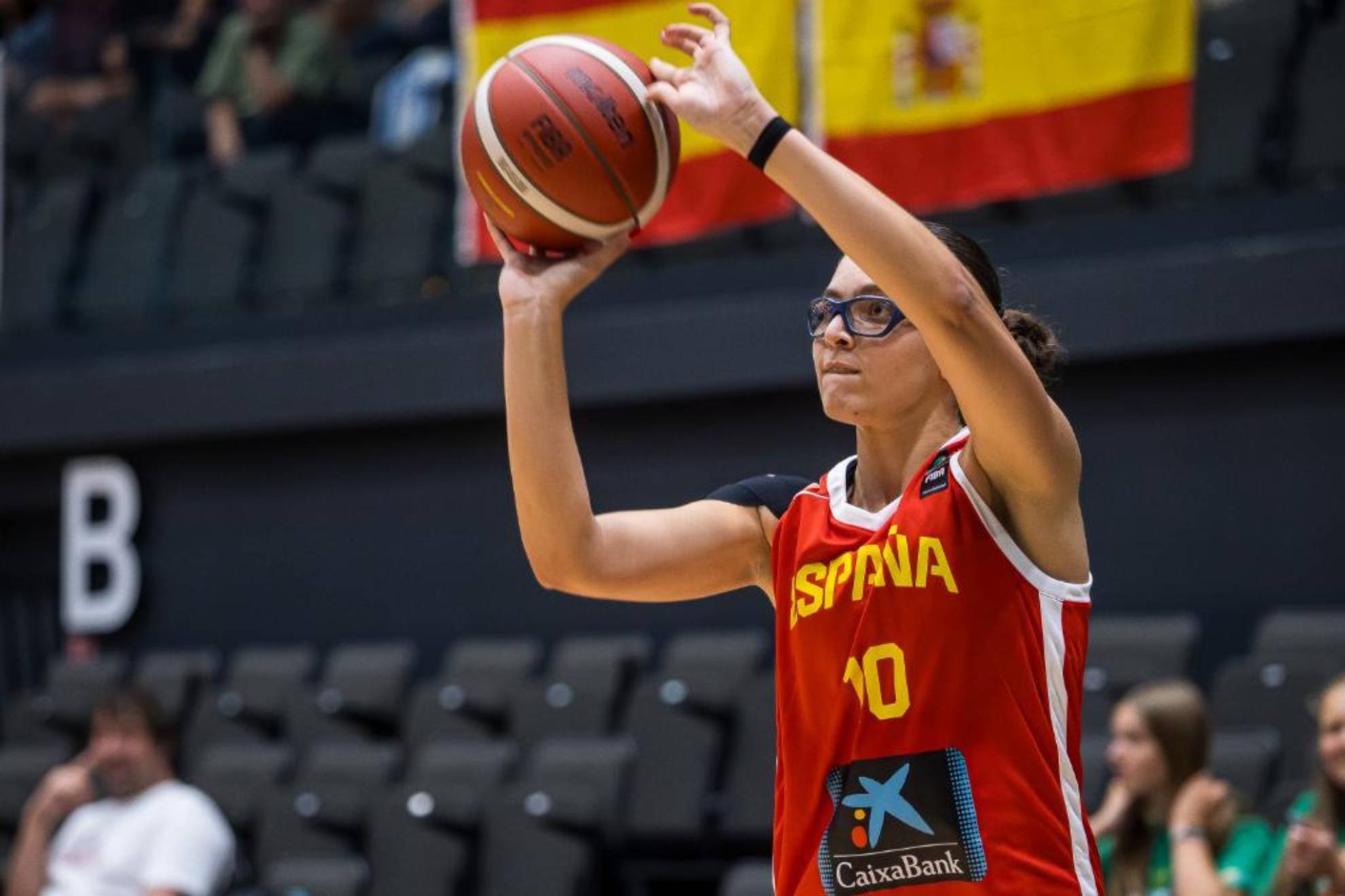 Inés García Monje fue la mejor de la selección española ante Israel. FOTO FEB