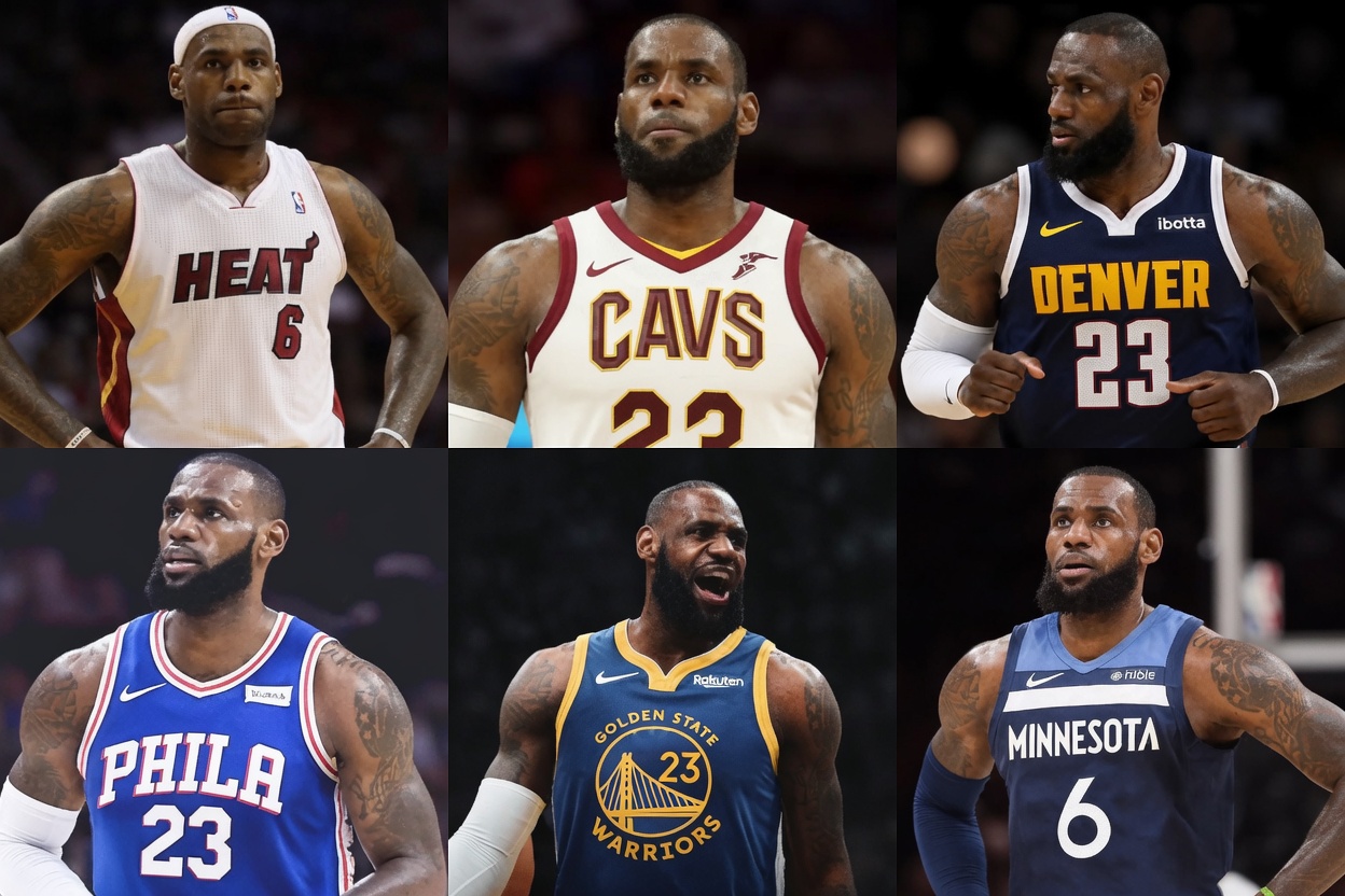 Estos son algunos de los posibles destinos del agente libre LeBron James.