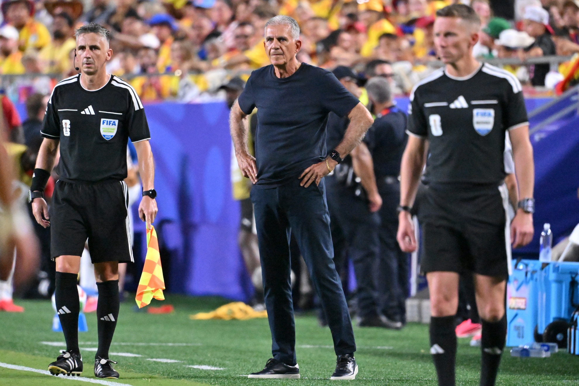Carlos Queiroz solo tuvo buenos calificativos para la Selección Colombia tras derrotar a Ghana.