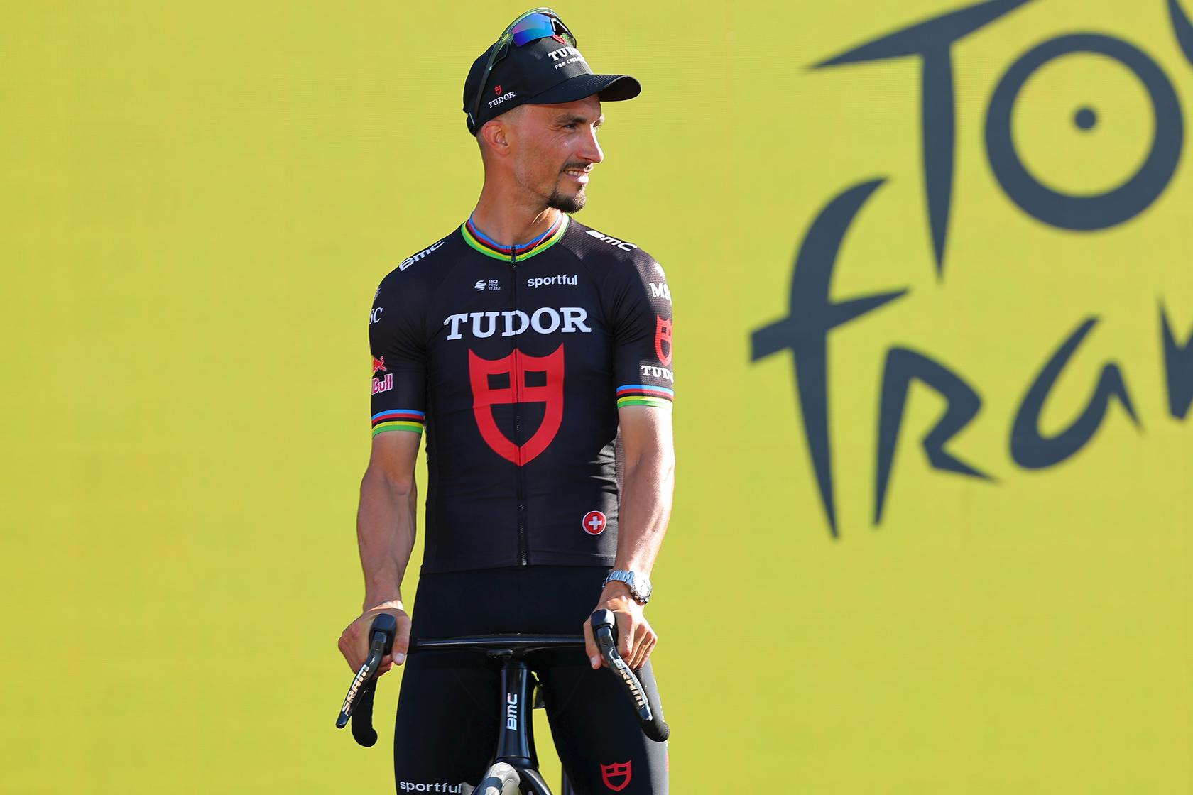 Alaphilippe, en la presentación de Tour en Barcelona ASO/Morgan Bove