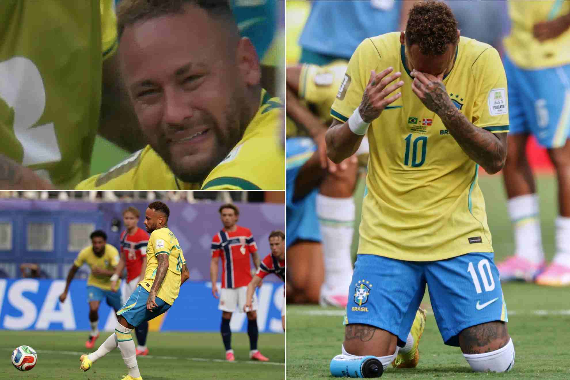 Neymar, hundido tras la eliminación