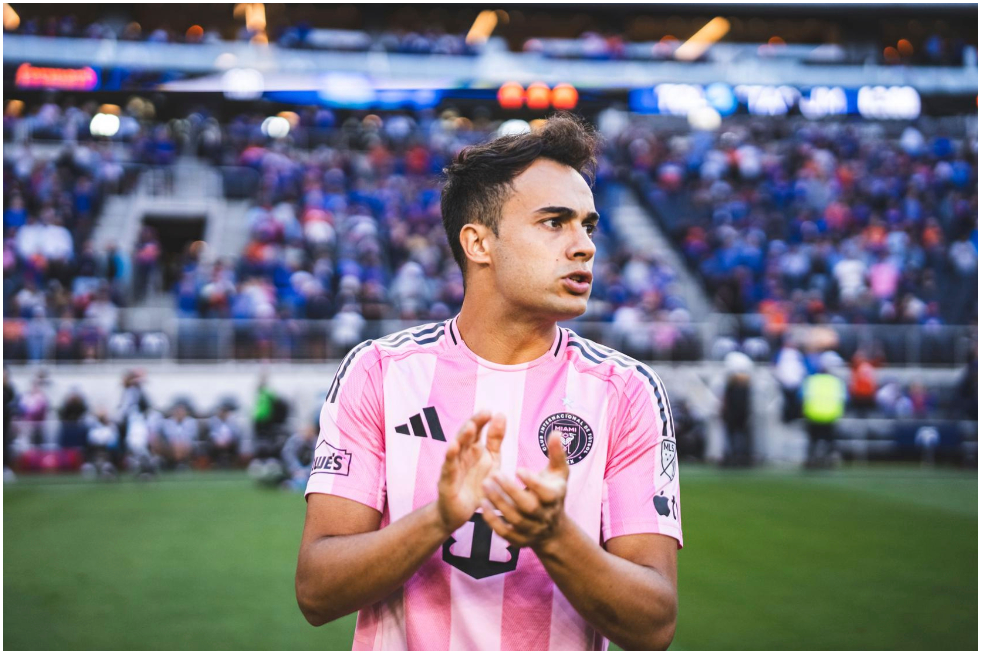 Reguilón, con el Inter Miami.