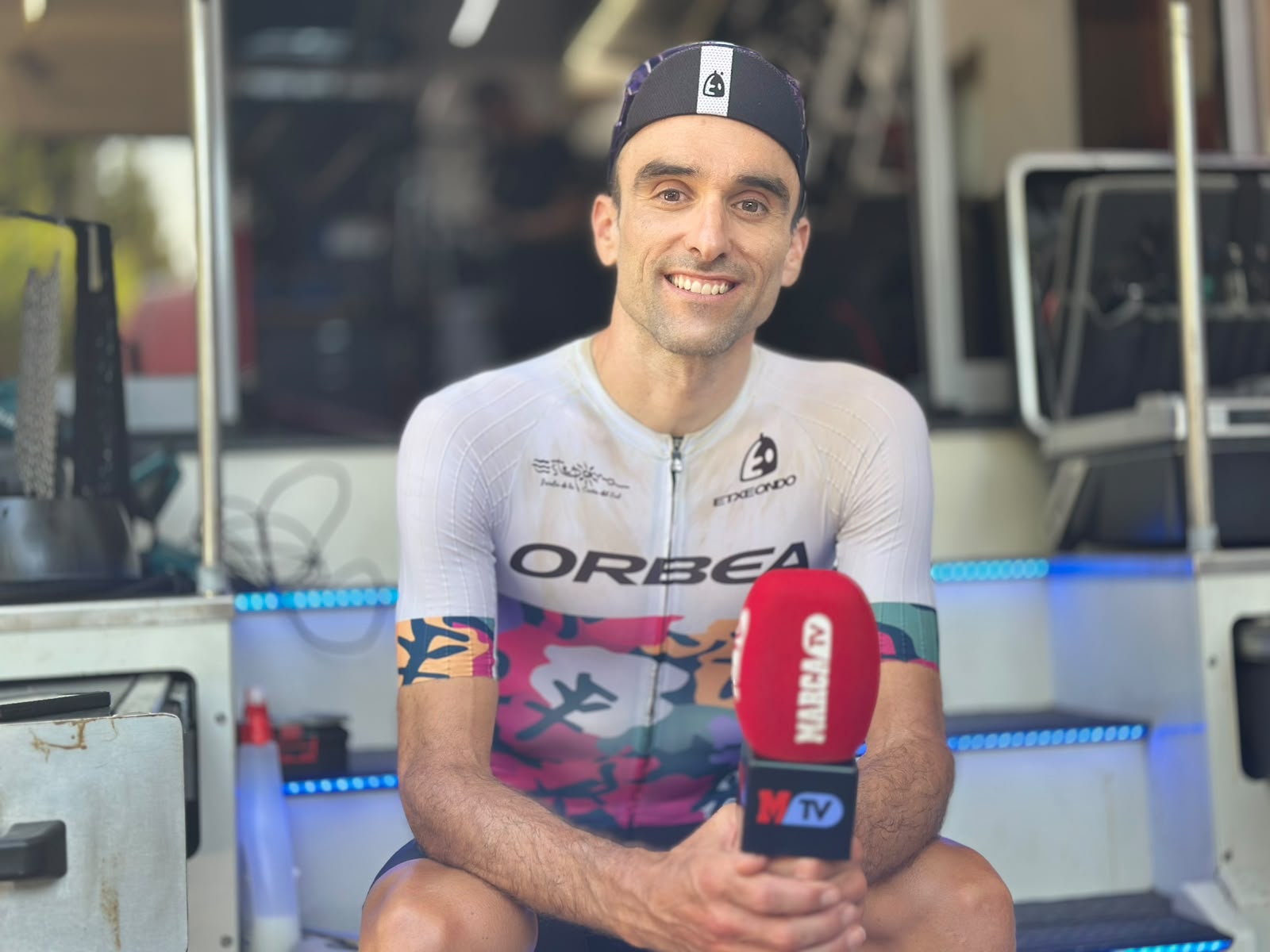 Maté, posando para MARCA en Barcelona.