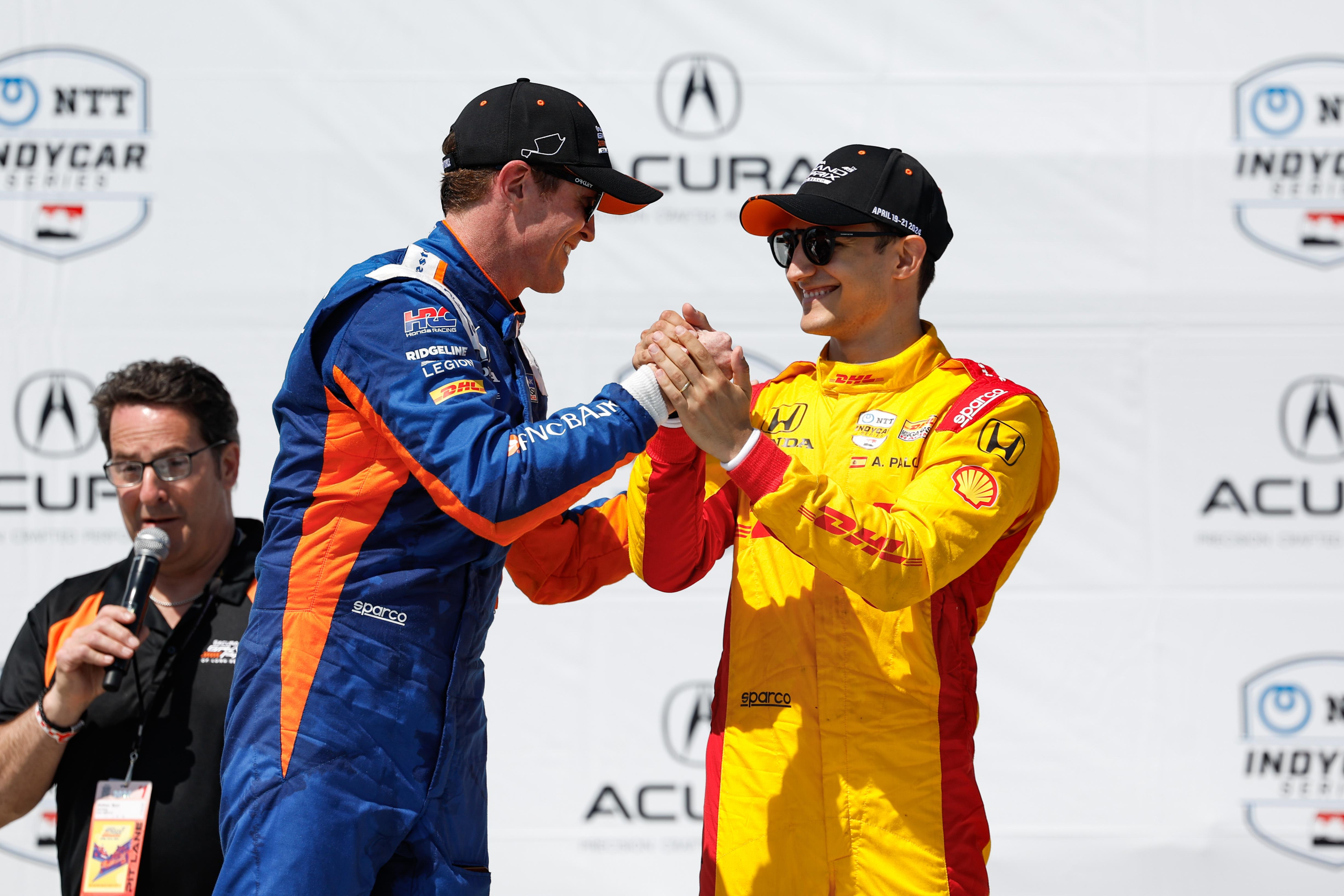 Álex Palou y Scott Dixon han compartido cinco temporadas juntos en CGR. Joe Skibinski