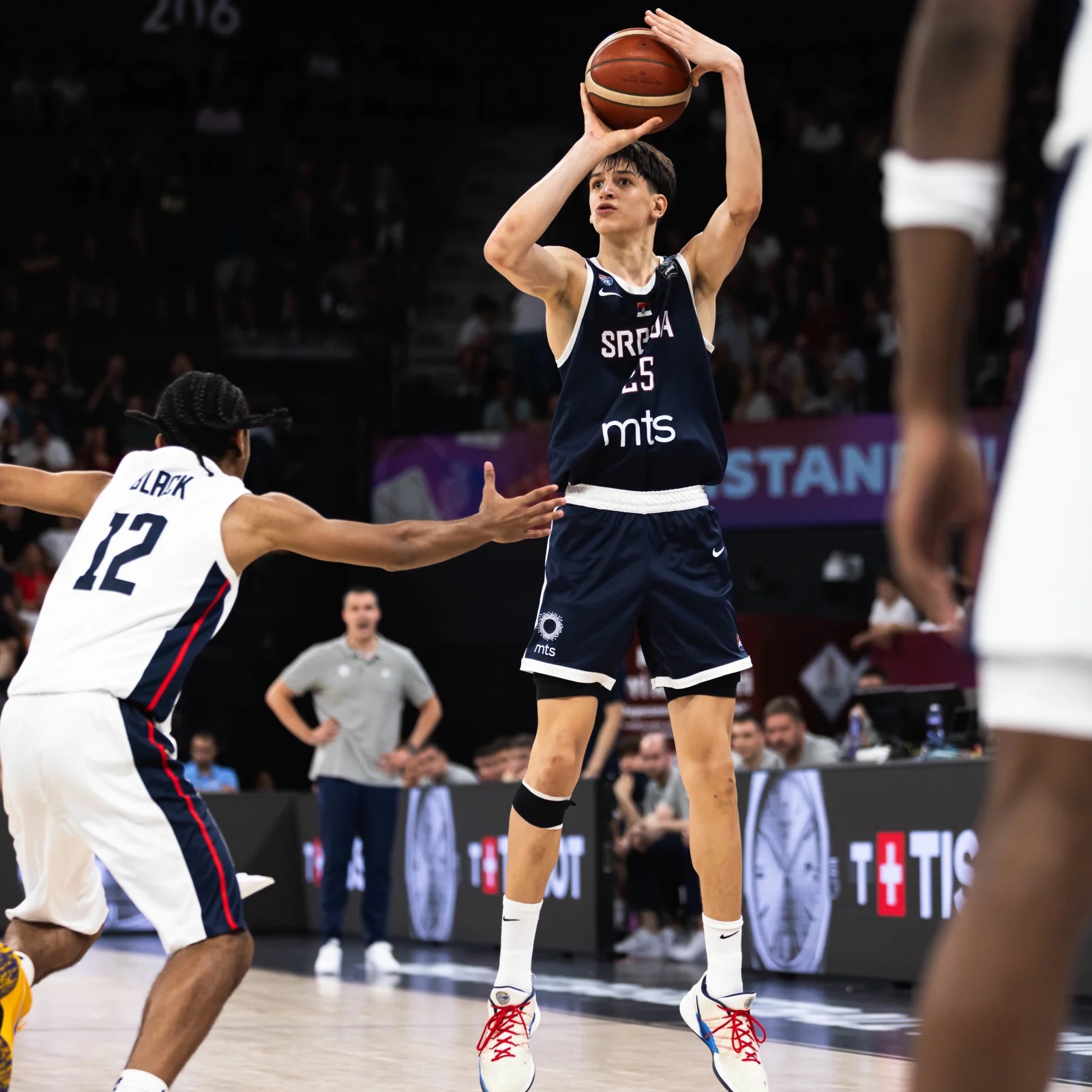 Kusturica, durante la final del Mundial U17 entre Estados Unidos y Serbia.