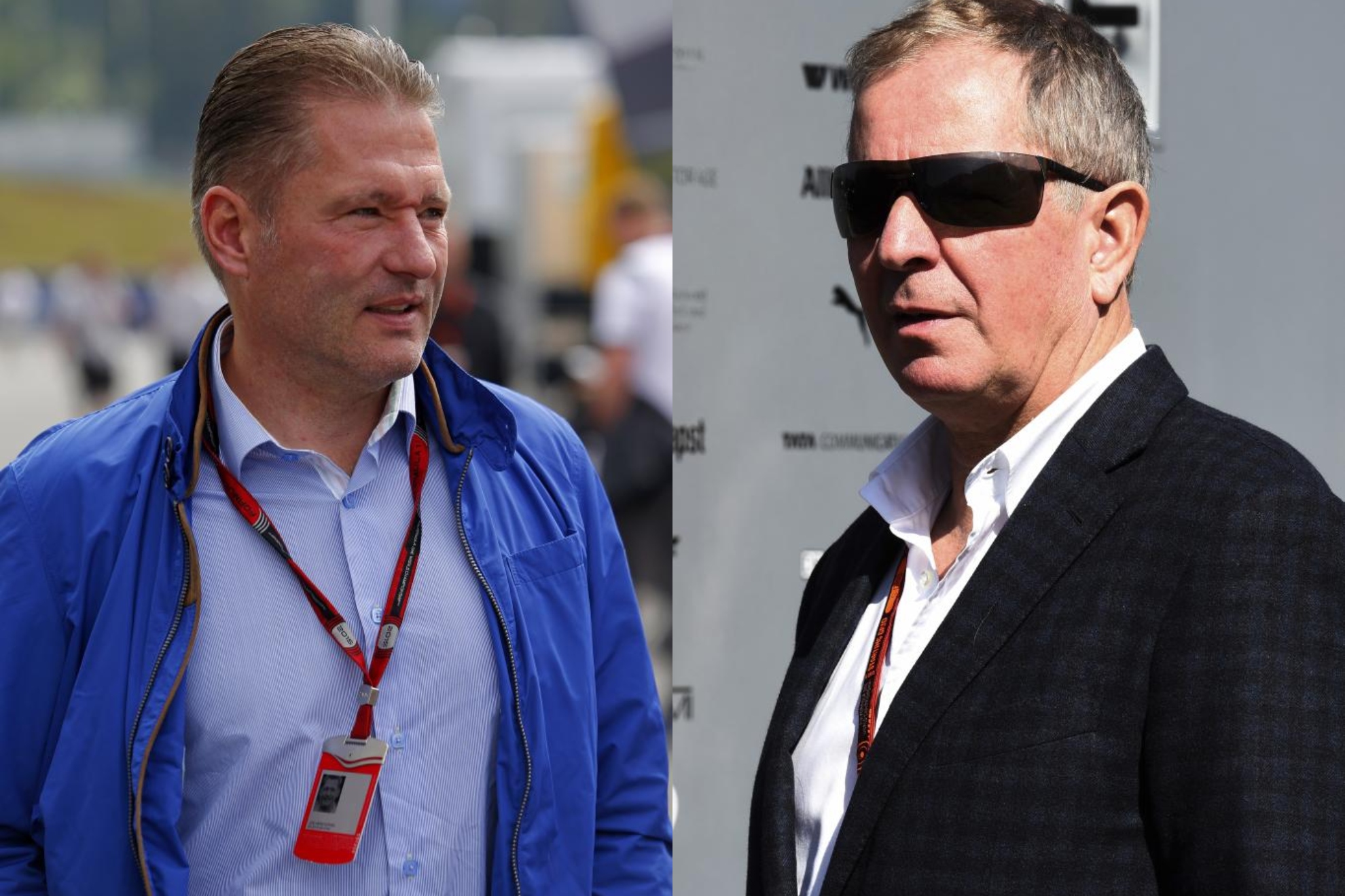 Christian Horner y Martin Brundle en una continua riña