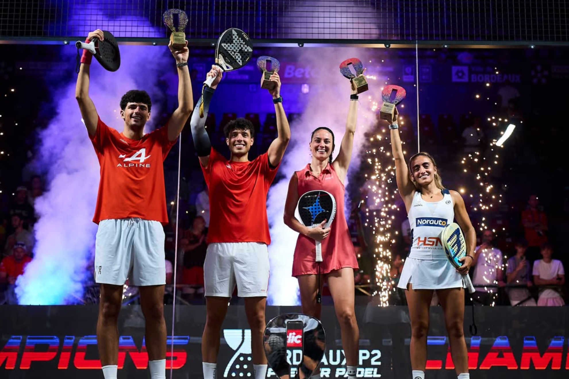 Los ganadores del P2 de Burdeos de 2026.