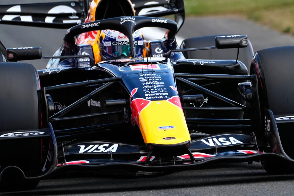 Verstappen, en el Red Bull.