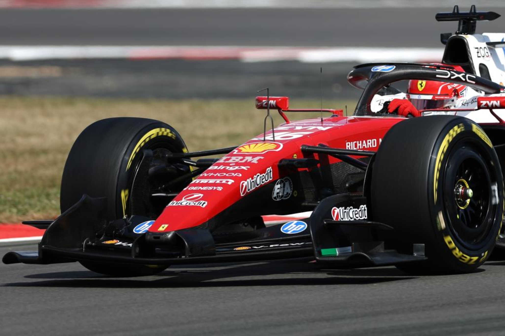 Leclerc, en Silverstone.