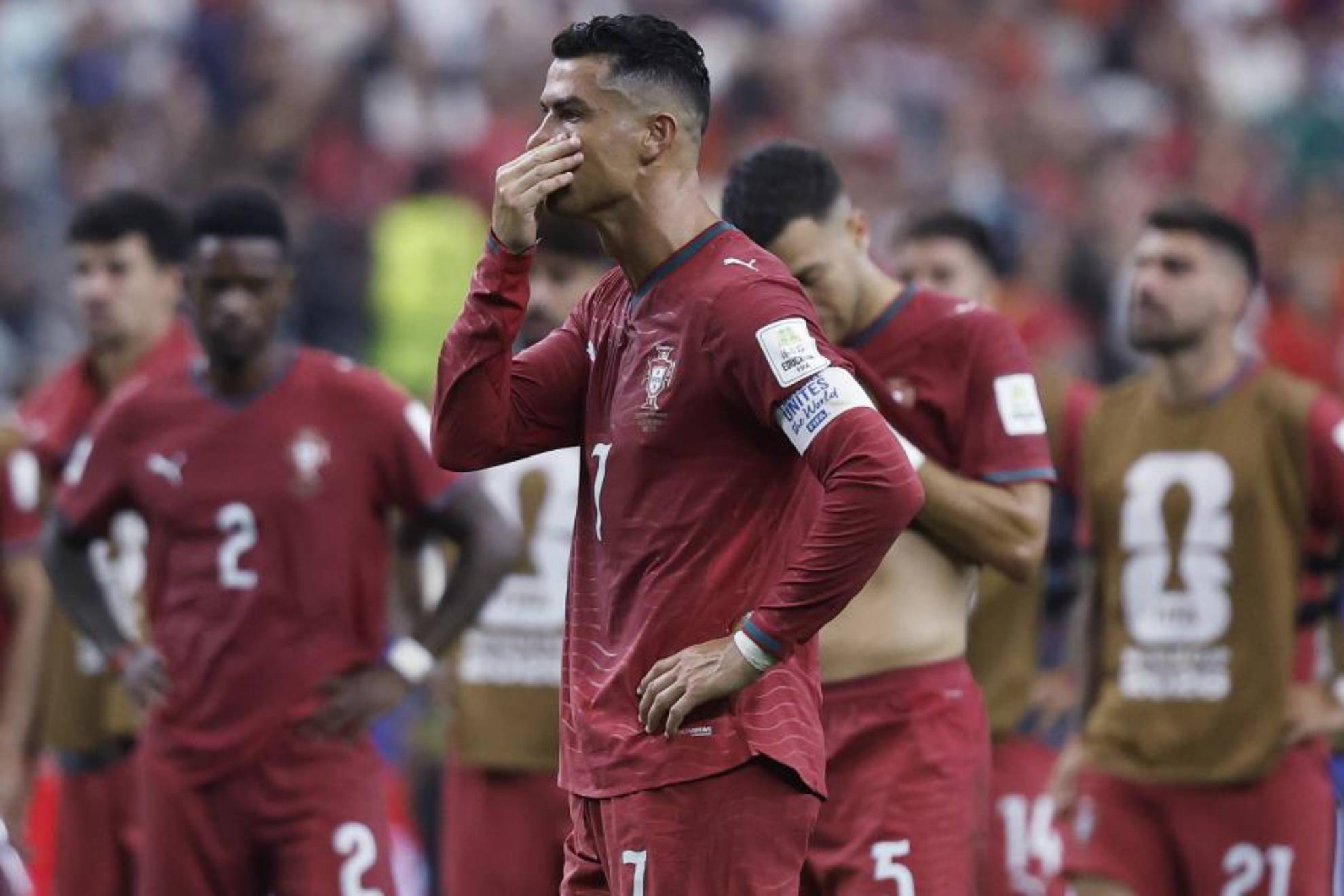 Cristiano se lamenta tras caer eliminados por España