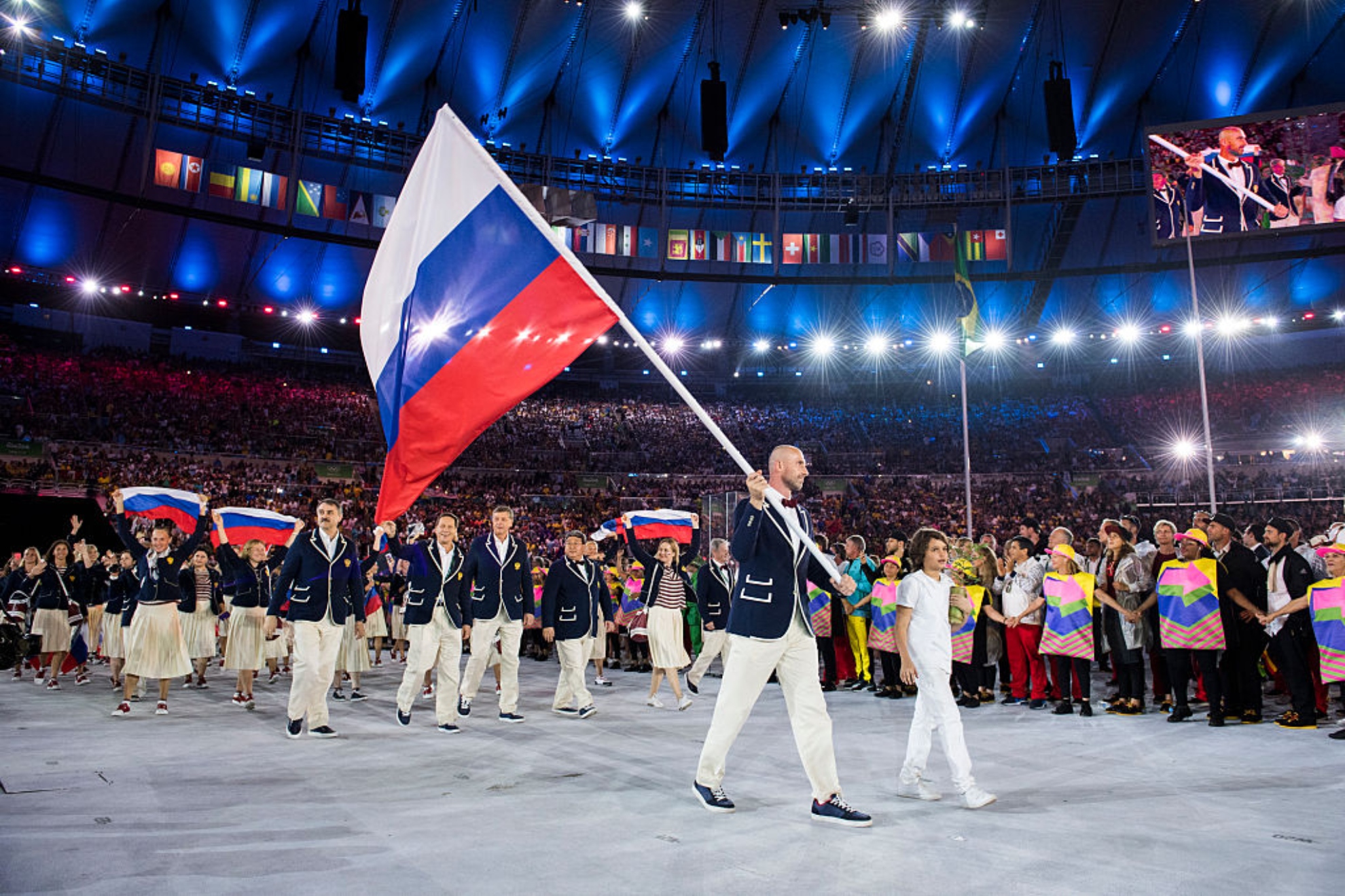 El jugador de voleibol Tetyukhin, el último abanderado de Rusia en verano durante los Juegos de Río 2016