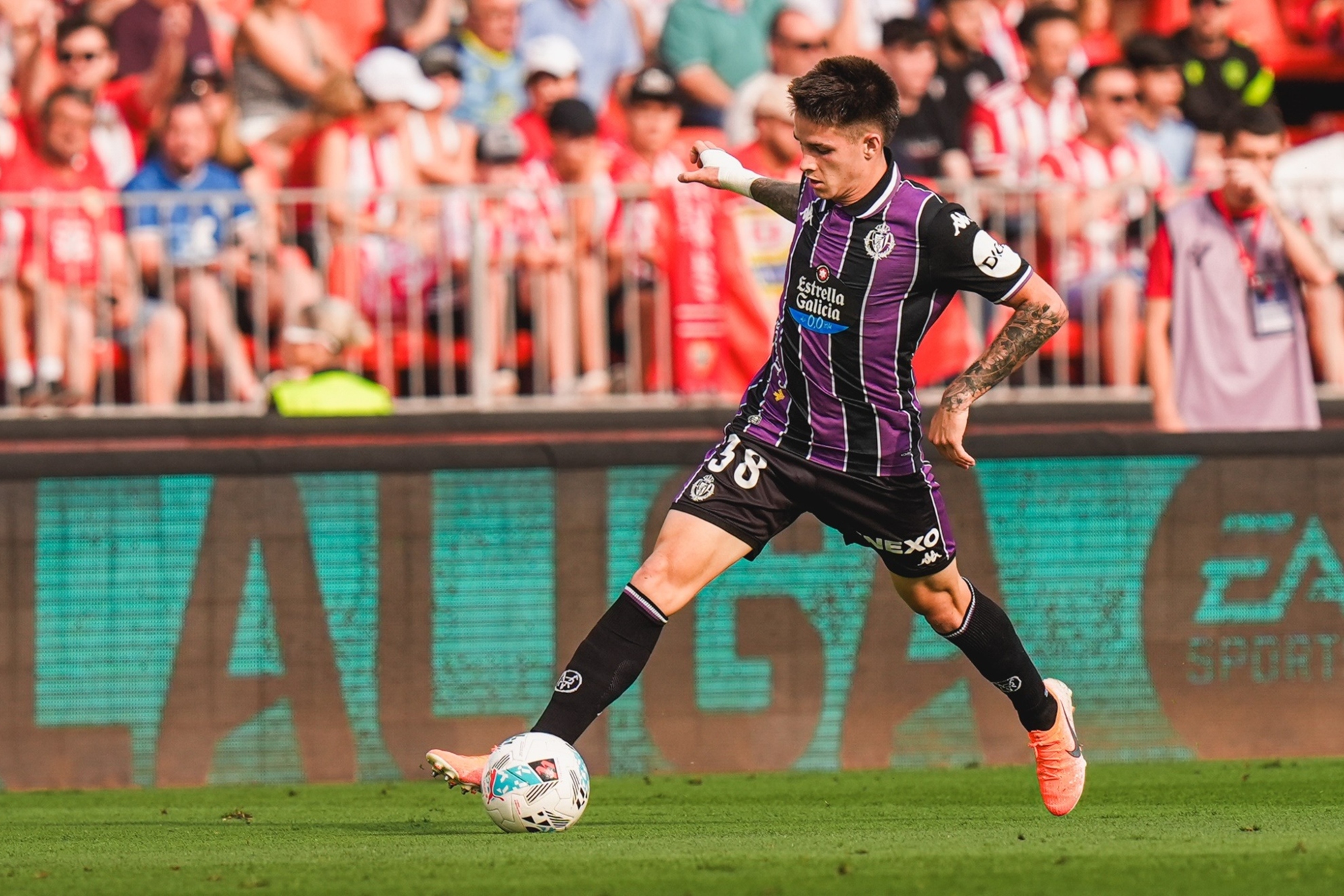 Ángel Carvajal con el Valladolid.