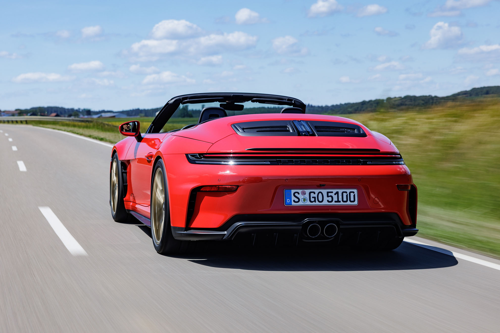 El motor bóxer del GT3 S/C roza las 9.000 rpm de régimen de giro.