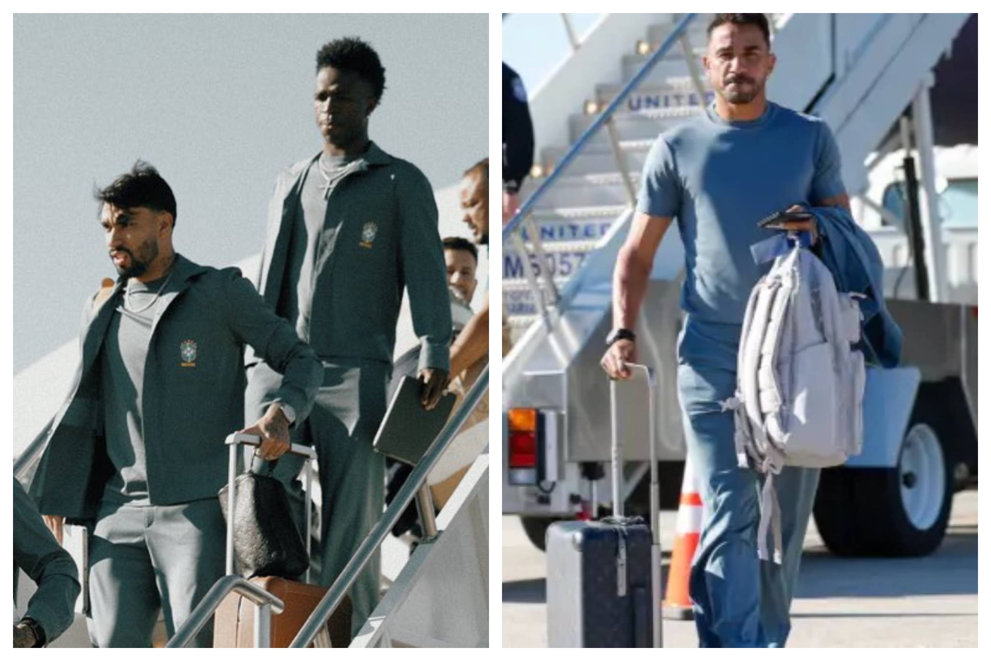 Insólito! El vuelo de la delegación brasileña aterriza con un solo jugador