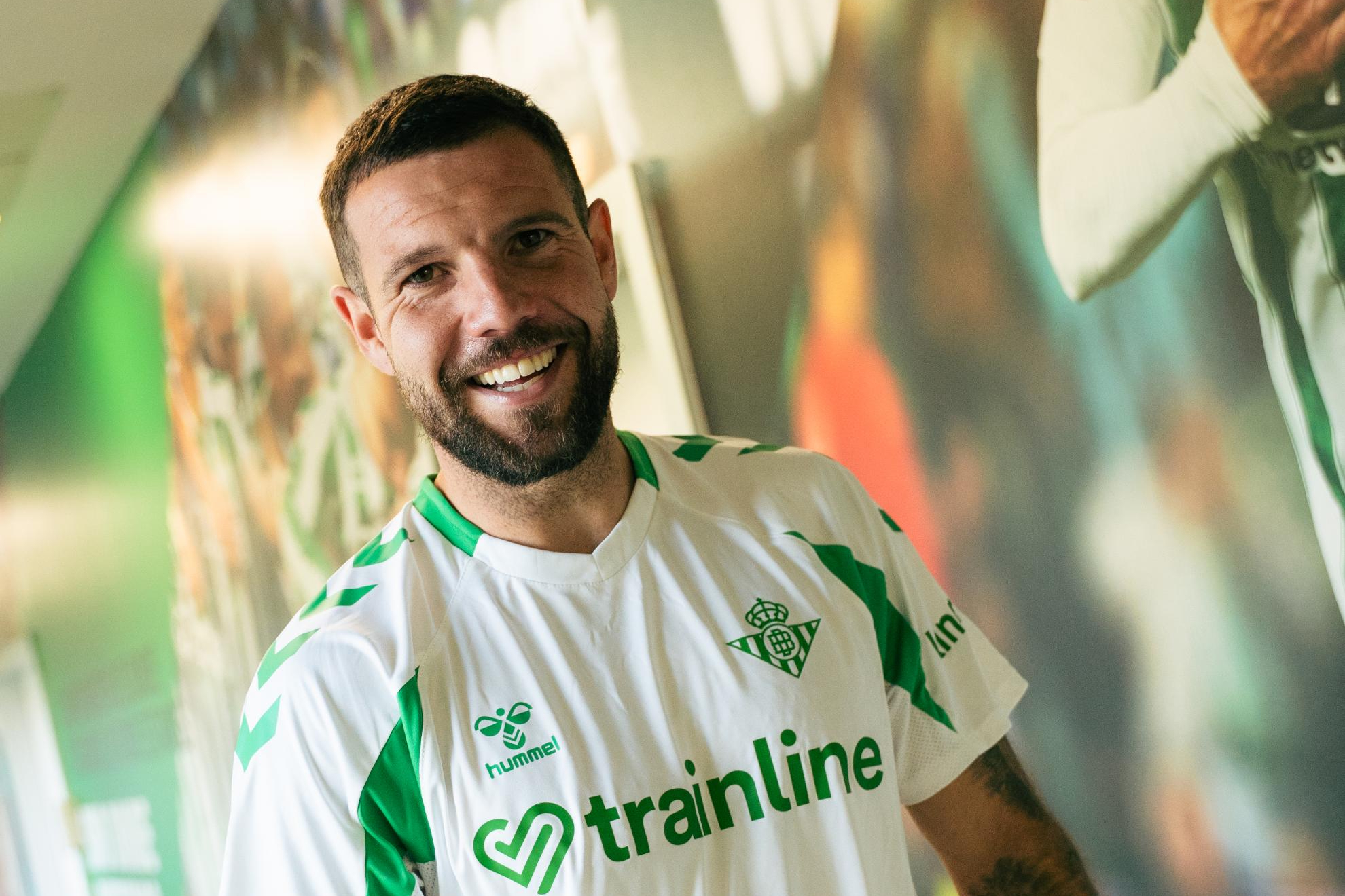 Ruibal, en la Ciudad Deportiva Luis del Sol REAL BETIS