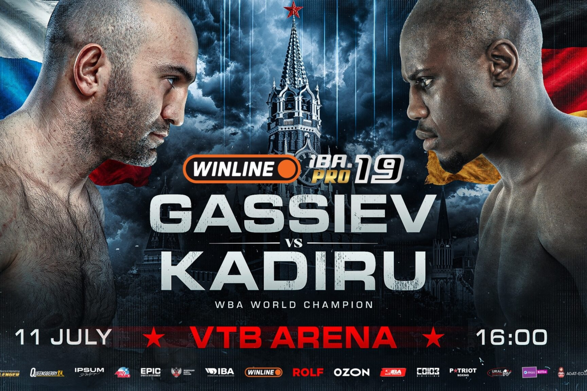 El cartel de la pelea entre Gassiev y Kadiru