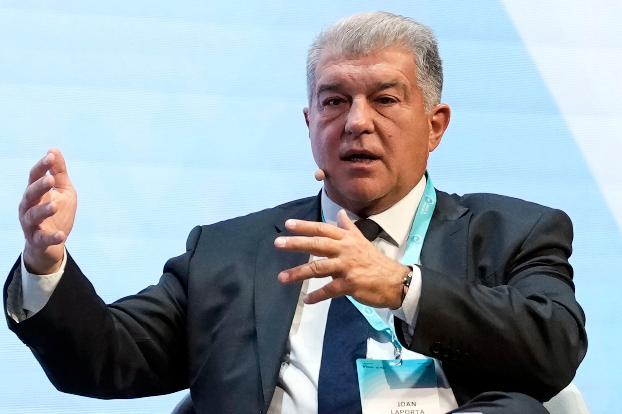 Joan Laporta, presidente del Barcleona.