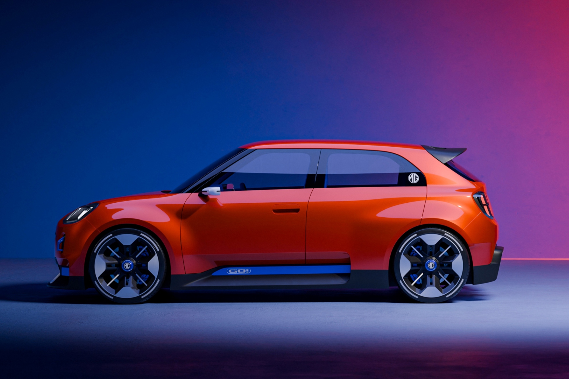 Este modelo empieza a demostrar más ambición de diseño en MG.