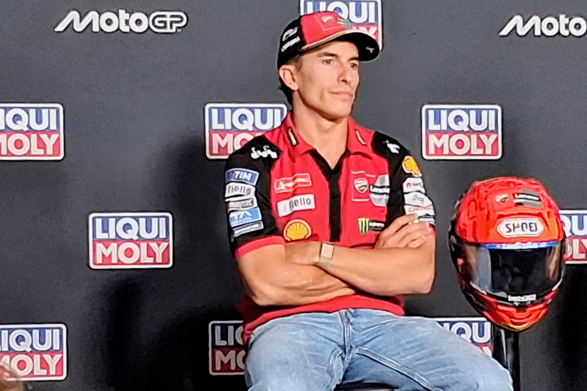 Marc Márquez, hoy en Sachsenring. JAIME MARTÍN