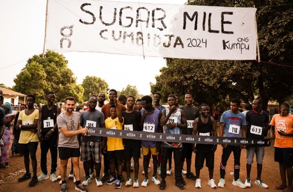 Una imagen de una carrera en Cumbijã (Guinea Bissau),