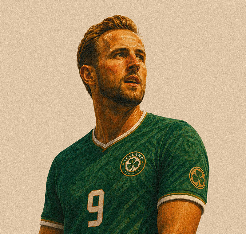 Kane, con la de Irlanda.