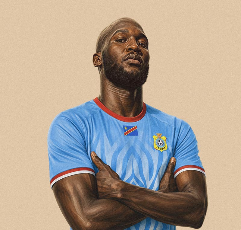 Lukaku, con la de DR Congo