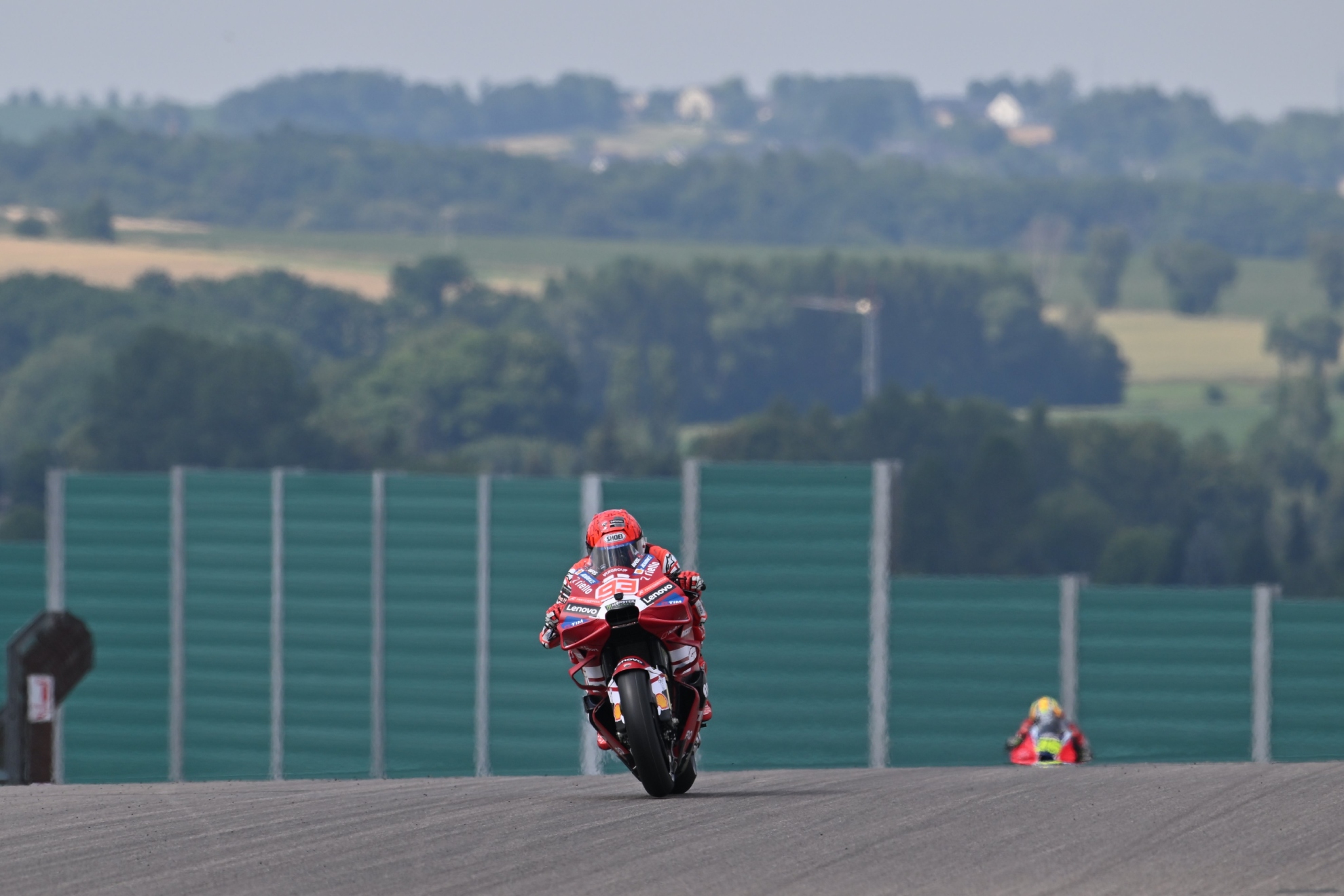 Marc Márquez, en Sachsenring. MICHELIN