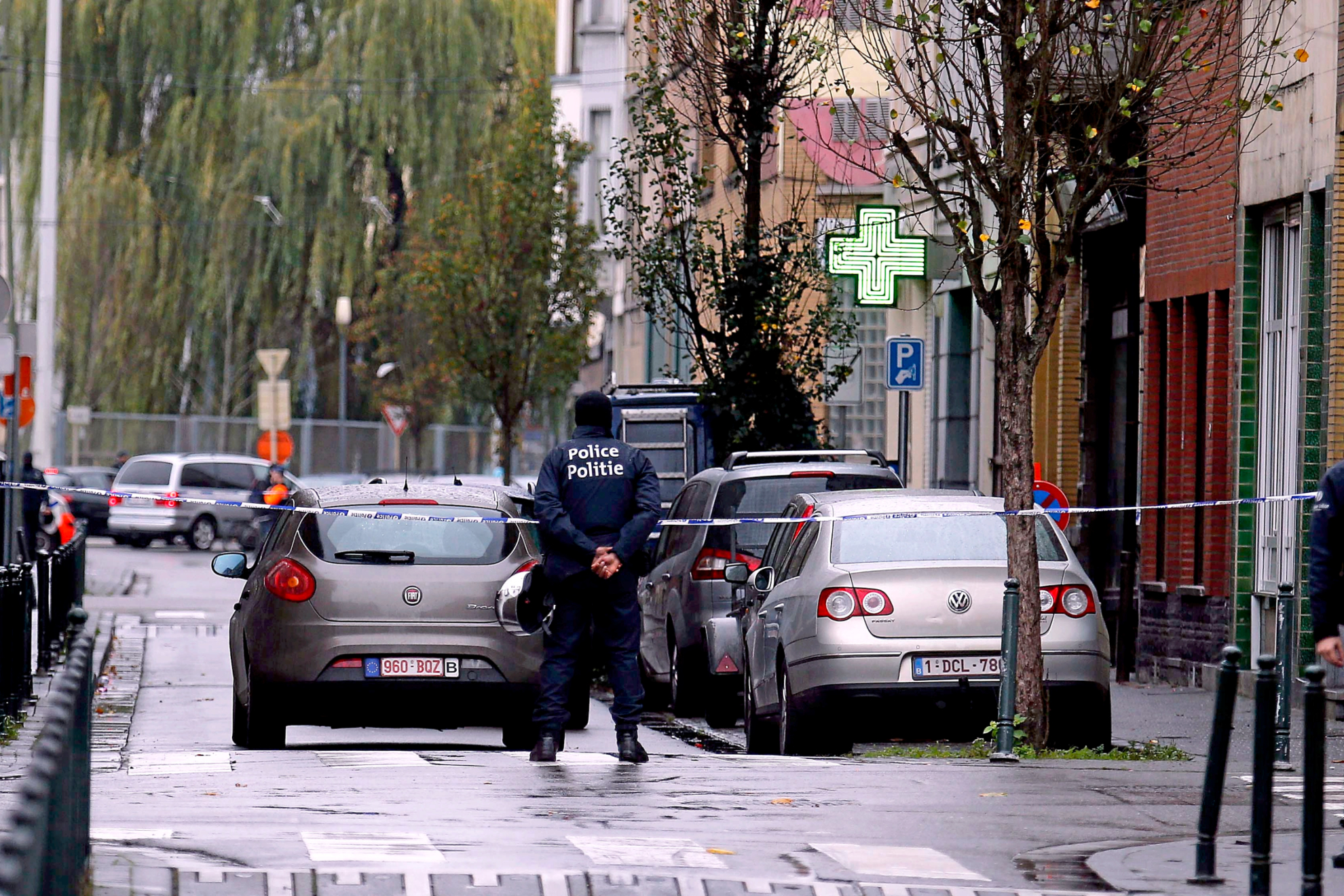 La operación policial desplegada en Molenbeek el 16 de noviembre.