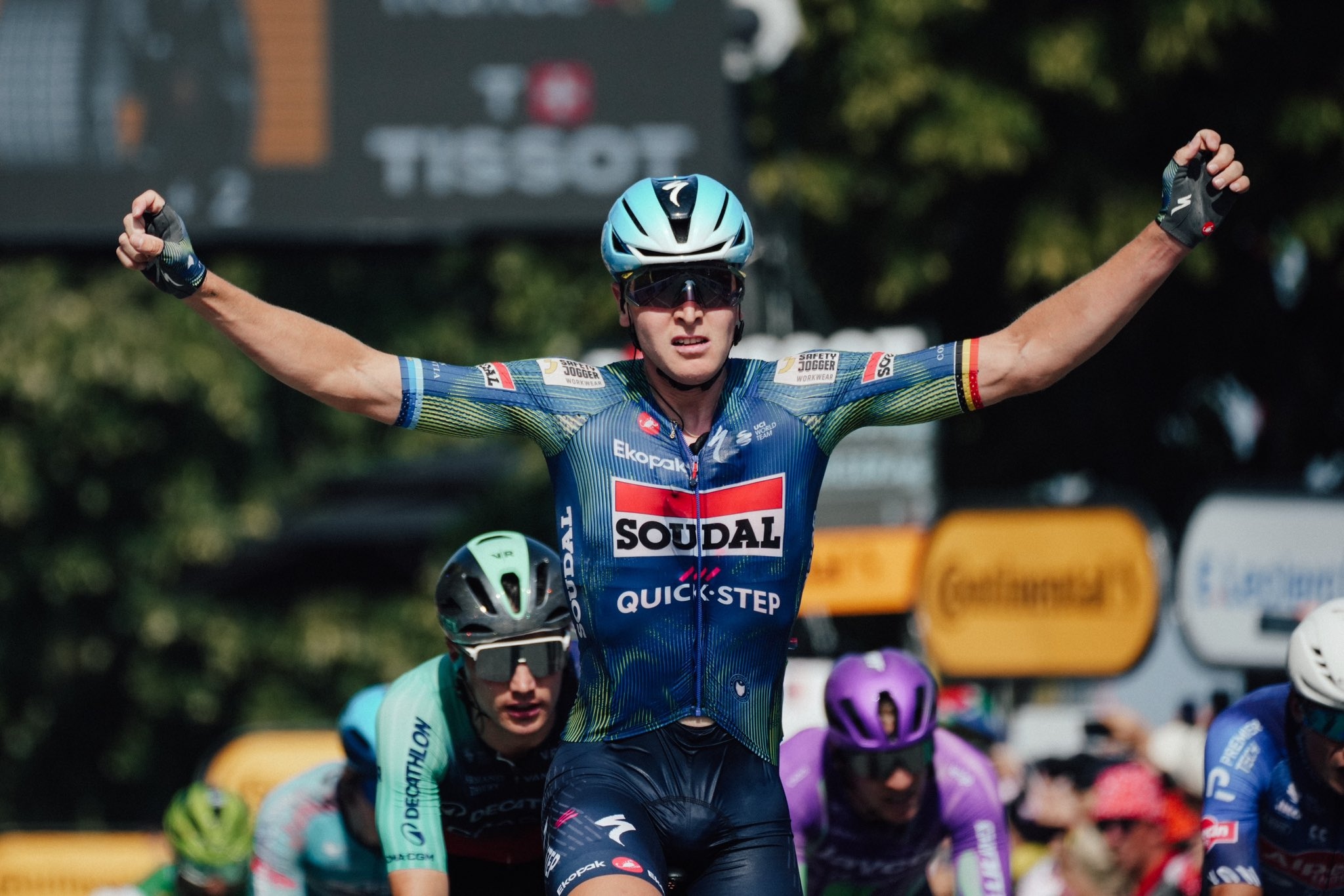 Merlier no perdona: doblete en 'territorio Indurain'