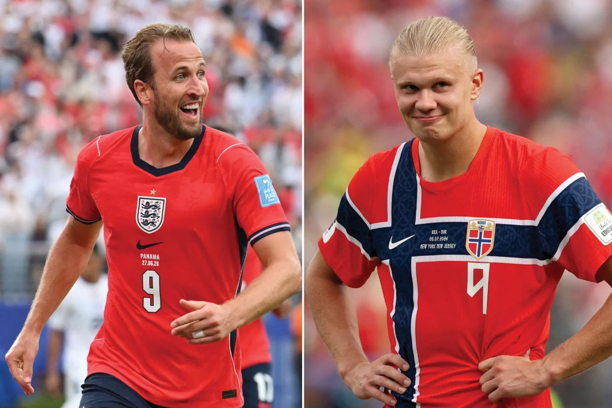 Kane y Haaland, en este Mundial.