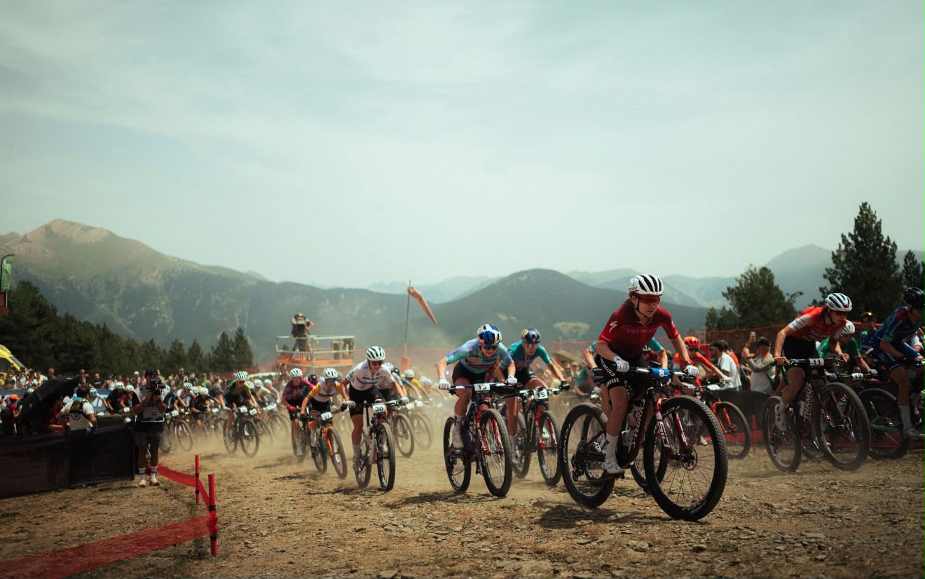 Una carrera en todo su esplendor.
