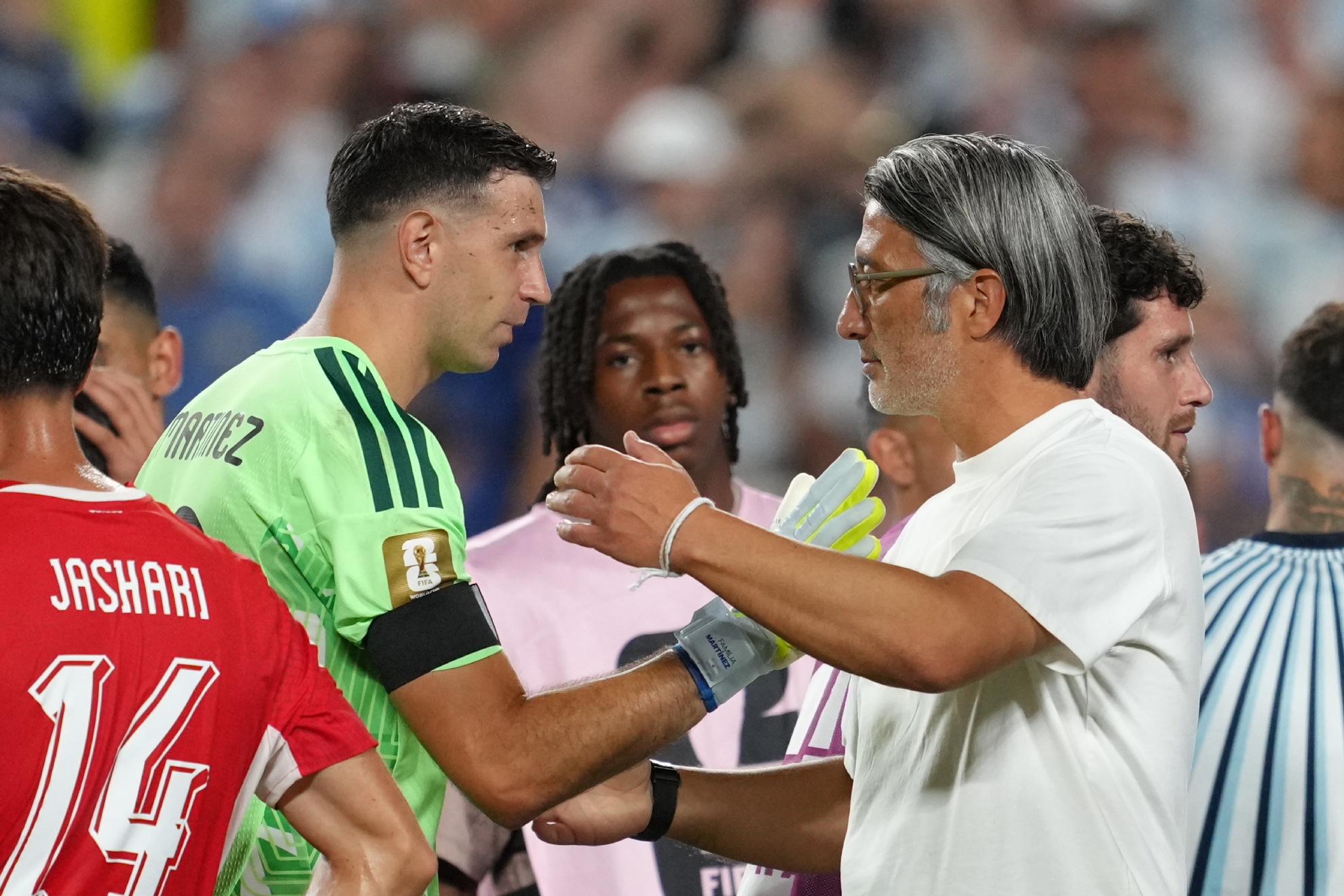 Murat Yakin, tras caer ante Argentina.