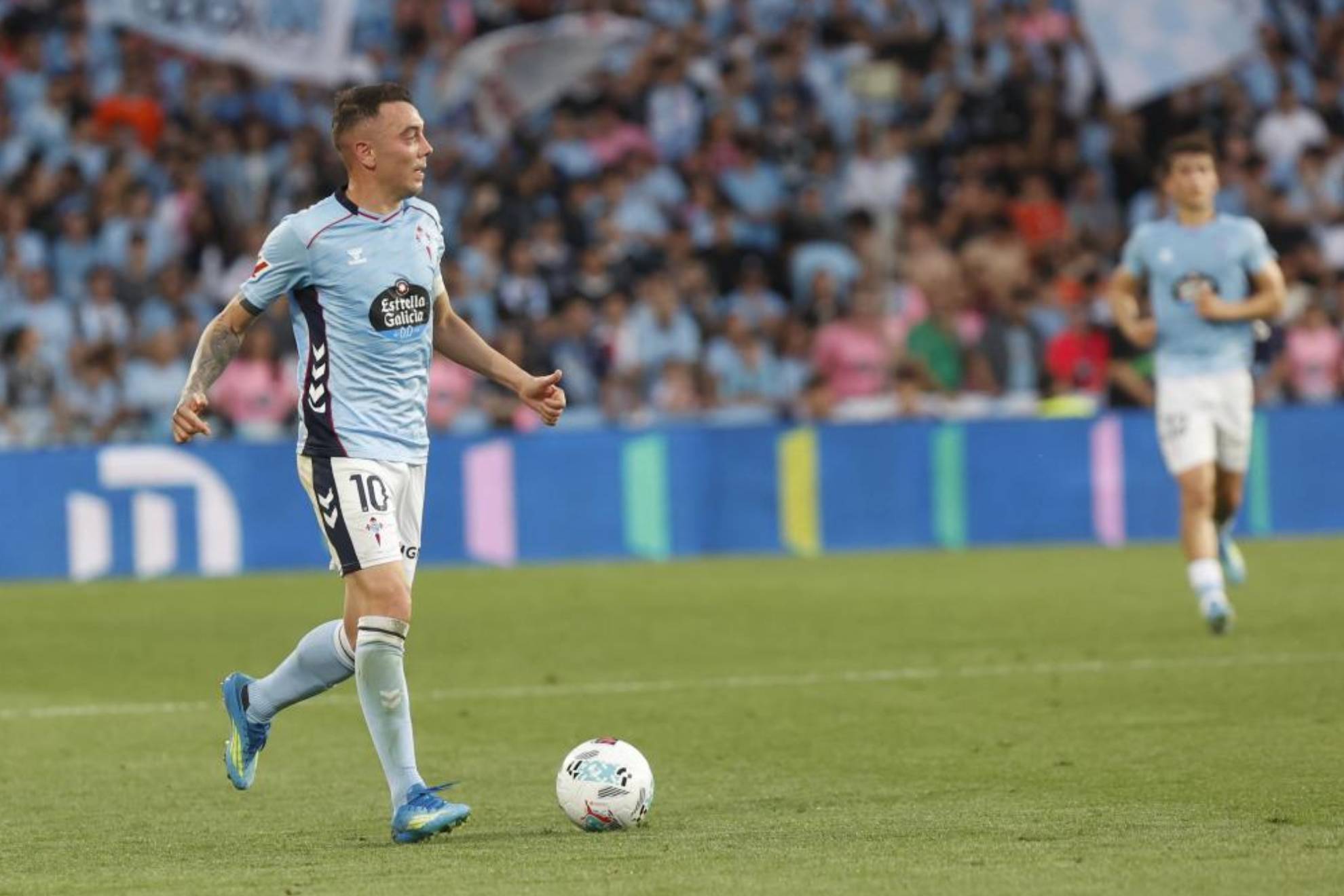 Iago Aspas, en un partido del Celta. JORGE LANDIN (MARCA)