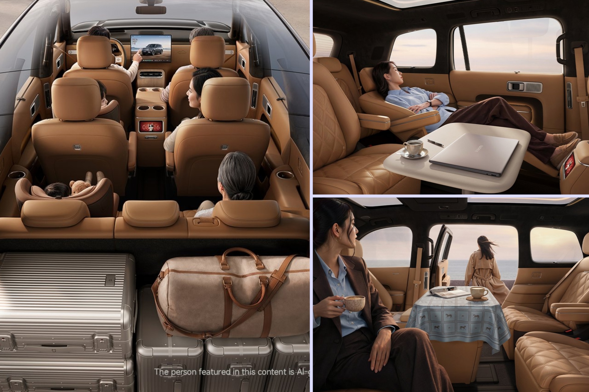 Interior del Xiaomi SkyNomad