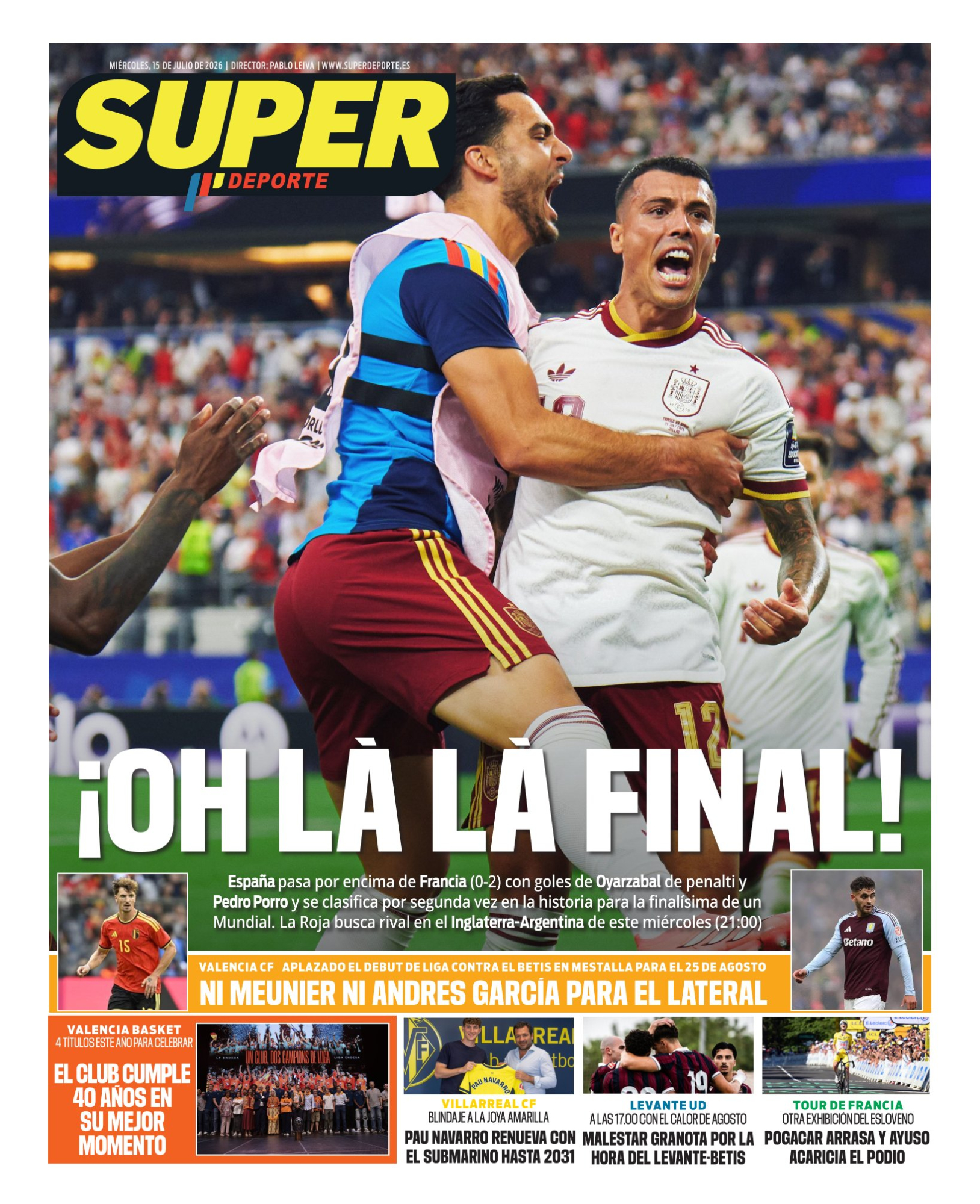 Las portadas del día