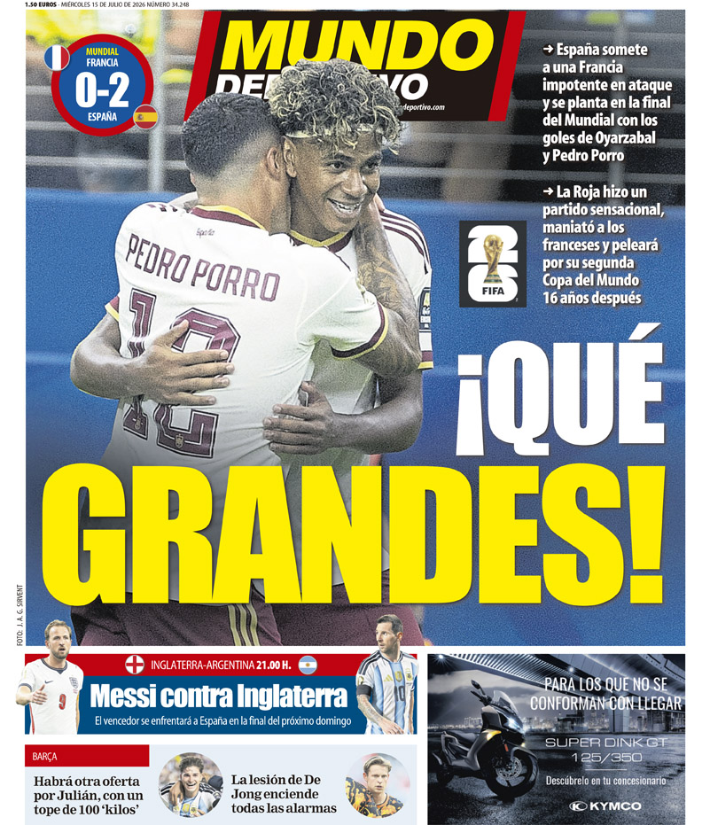 Las portadas del día