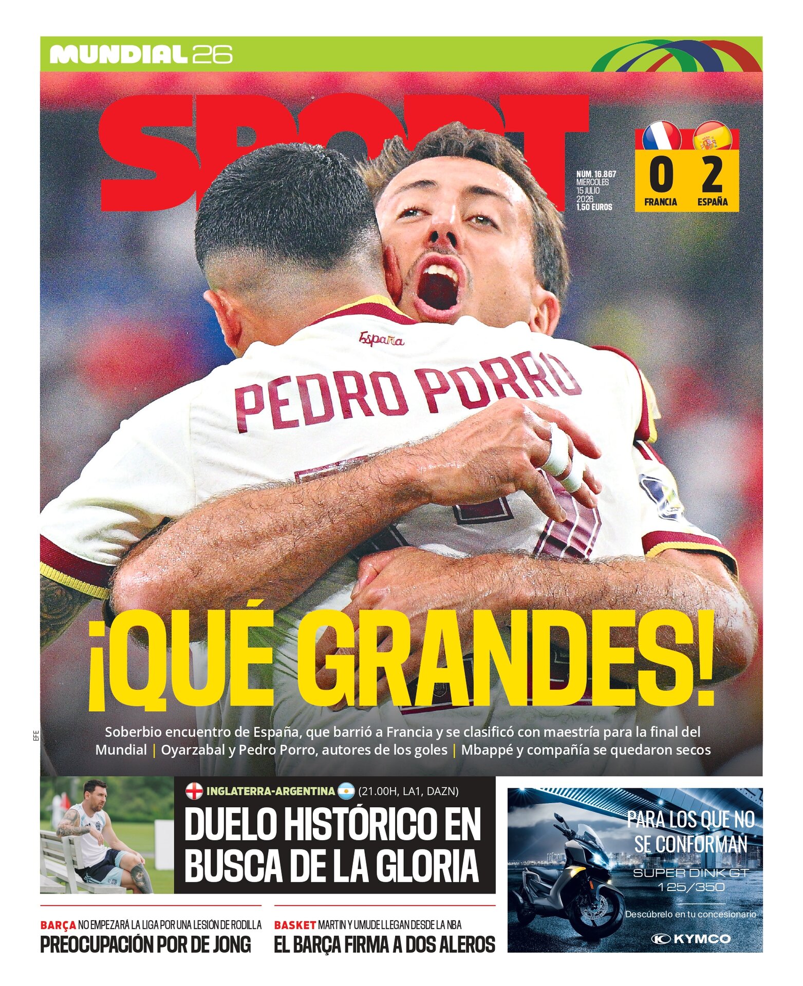 Las portadas del día