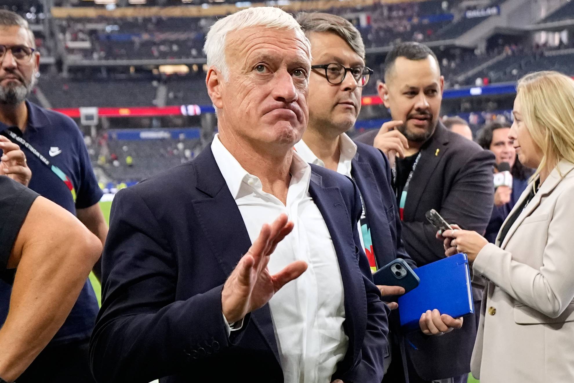 El amargo récord de Deschamps, el entrenador que más partidos ha dirigido en los Mundiales