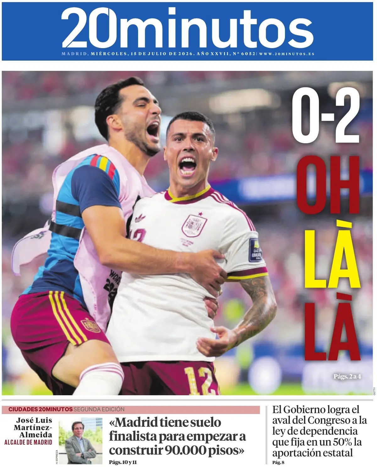 Las portadas del día