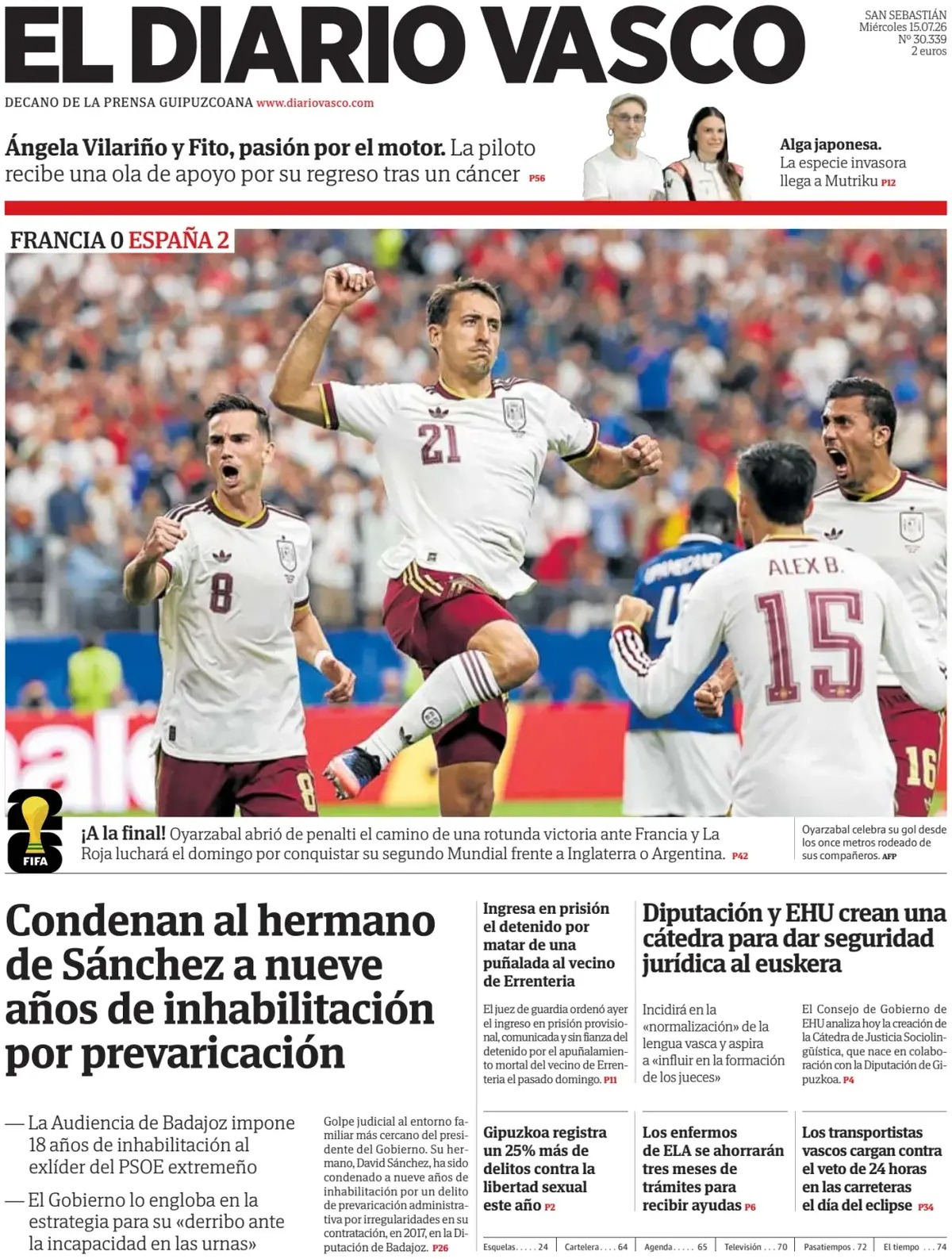 Las portadas del día