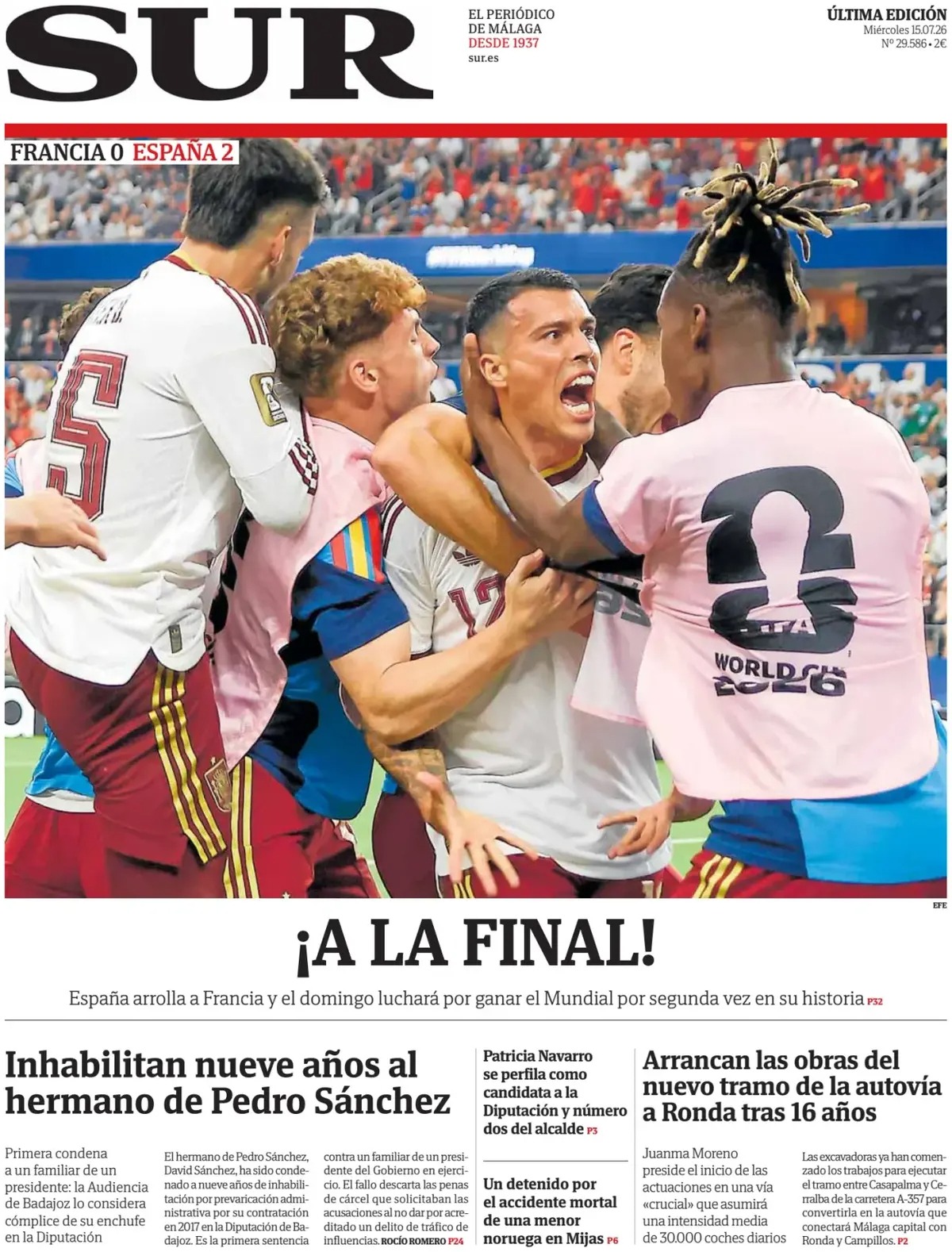 Las portadas del día