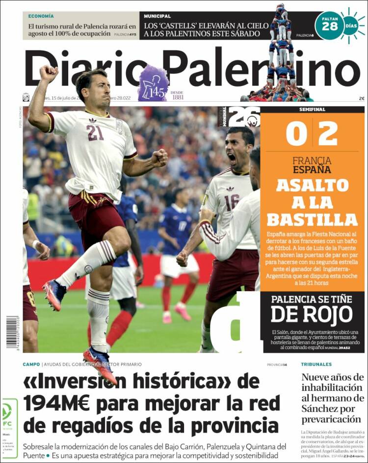Las portadas del día
